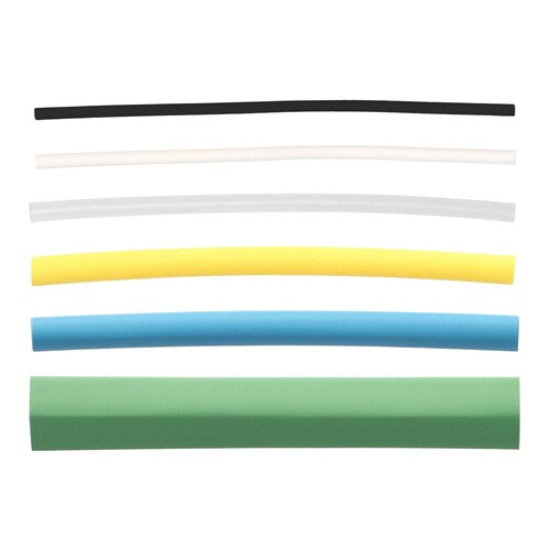 Install Bay IBHST160C Heat Shrink Tubing Kit - 160 Pc 4 in 2:1 - Assorted Colors