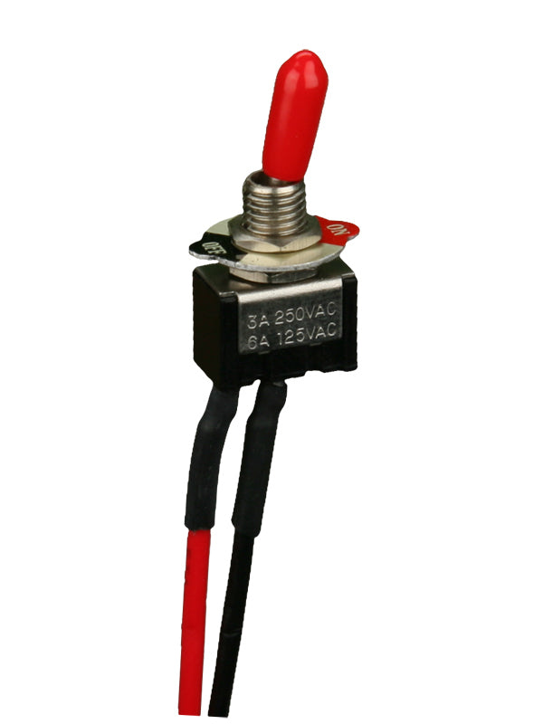 Install Bay IBMTS Toggle Switch Mini 20 Inch Leads On-Off Package of 5