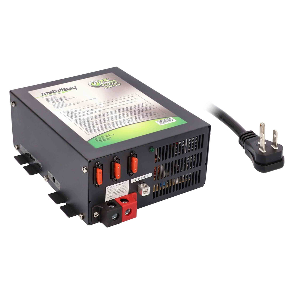 Install Bay IBPS75 75A Power Supply 4 Stage Smart Charger