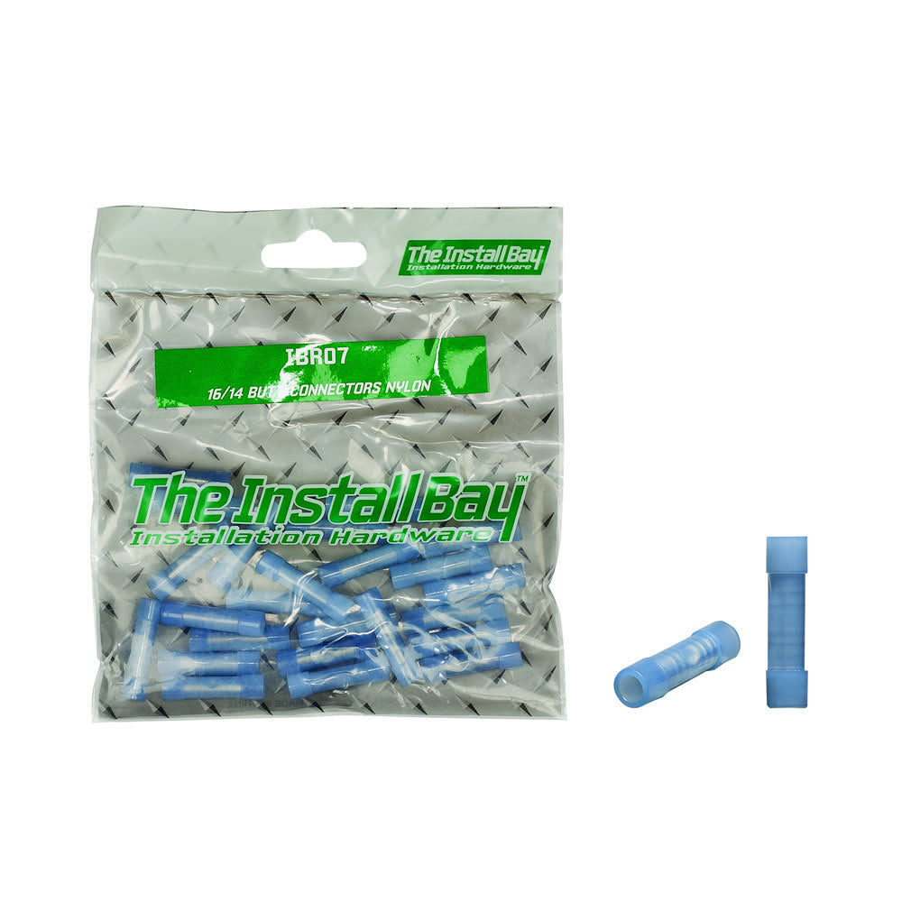 Install Bay IBR07 16 - 14 Butt Connector Nylon - Retail Pack