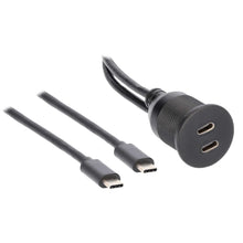 Load image into Gallery viewer, Install Bay IBR113 Dual USB-C Charge And Data Flush Mount - Retail Pack