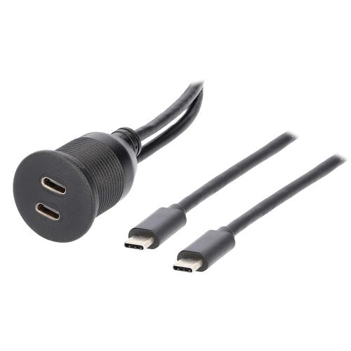 Install Bay IBR113 Dual USB-C Charge And Data Flush Mount - Retail Pack