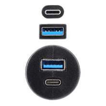 Load image into Gallery viewer, Install Bay IBR114 USB + USB-C Charge And Data Flush Mount - Retail Pack