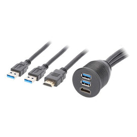 Install Bay IBR115 HDMI® + 2 USB 3.0 Flush Mount - Retail Pack