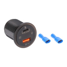 Load image into Gallery viewer, Install Bay IBR117 Type C + USB 3.0 4X Charge + Voltmeter Flush Mount - Retail Pack