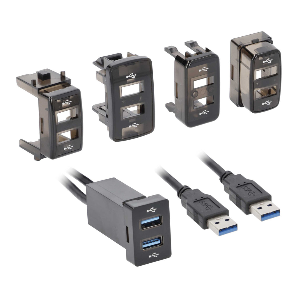Install Bay IBR138 USB Kit USB-A Male USB-A Female
