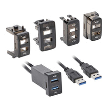 Load image into Gallery viewer, Install Bay IBR138 USB Kit USB-A Male USB-A Female