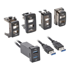 Install Bay IBR138 USB Kit USB-A Male USB-A Female