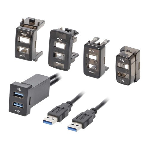 Install Bay IBR138 USB Kit USB-A Male USB-A Female