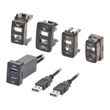 Load image into Gallery viewer, Install Bay IBR138 USB Kit USB-A Male USB-A Female