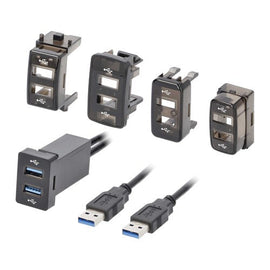 Install Bay IBR138 USB Kit USB-A Male USB-A Female
