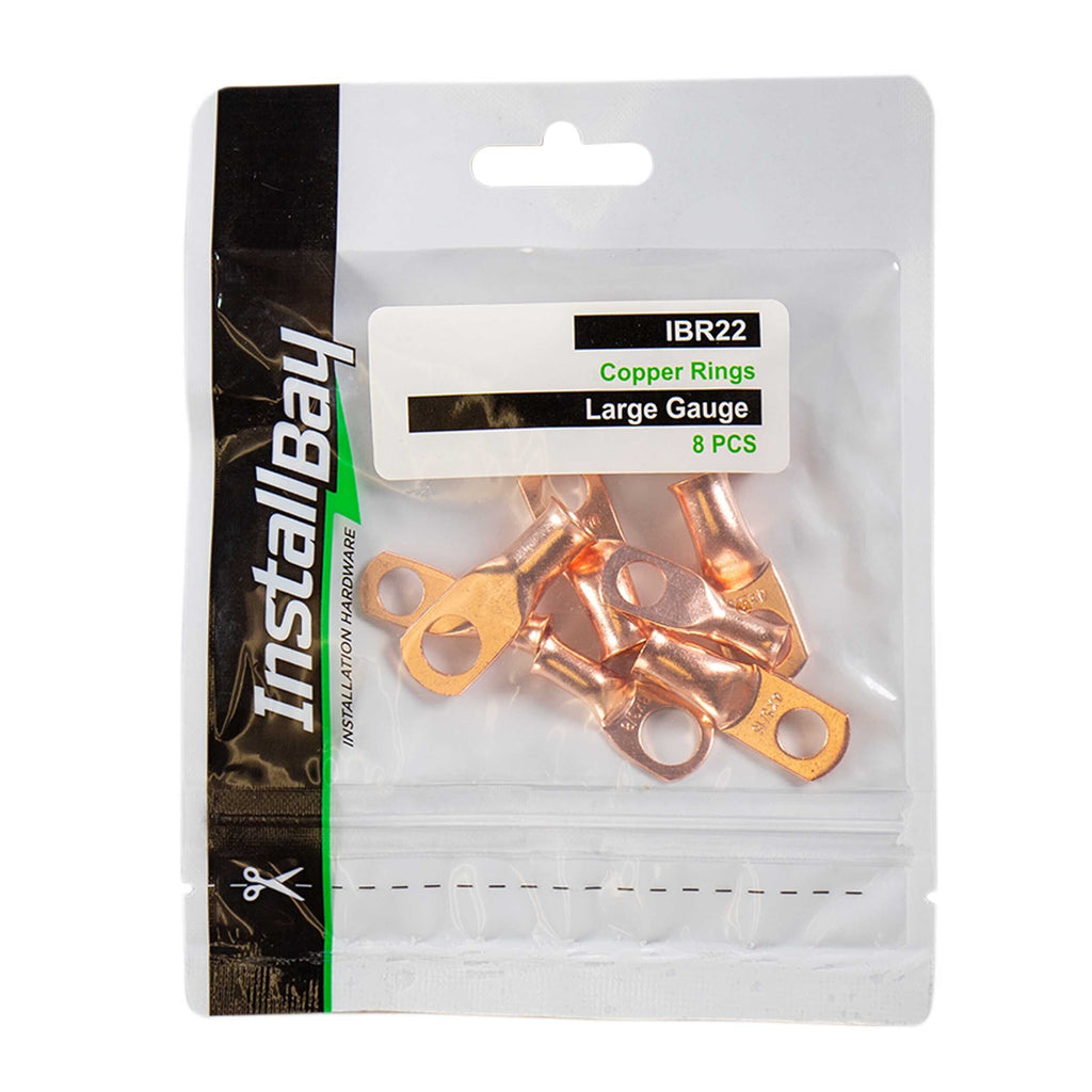 Install Bay IBR22 Assorted Rings Large Gauge Copper - Retail Pack