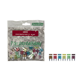 Install Bay IBR26 Assorted ATM Fuses - 7.5 /10/15/20/30/40 Amp - Retail Pack