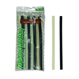 Install Bay IBR31 Glue Sticks Black /Clear (x4) ea - 8 piece - Retail Pack