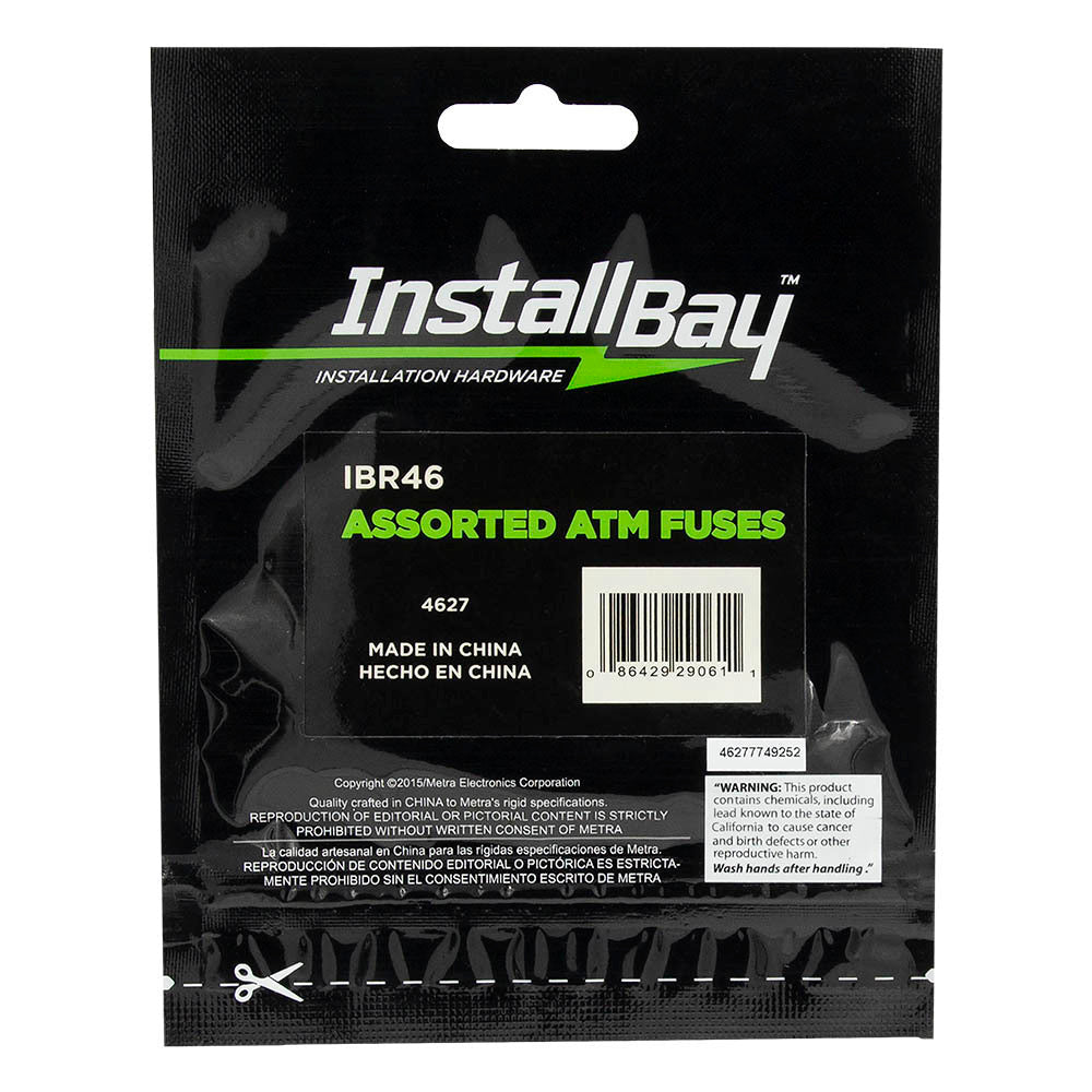 Install Bay IBR46 ATM ASSORTED FUSES 2 EA 10 /15/ 20 AMP - Retail Pack