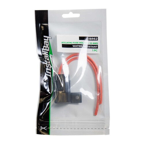 Install Bay IBR62 ATC Inline Fuse Holder 12GA 40 Amp - Retail Pack