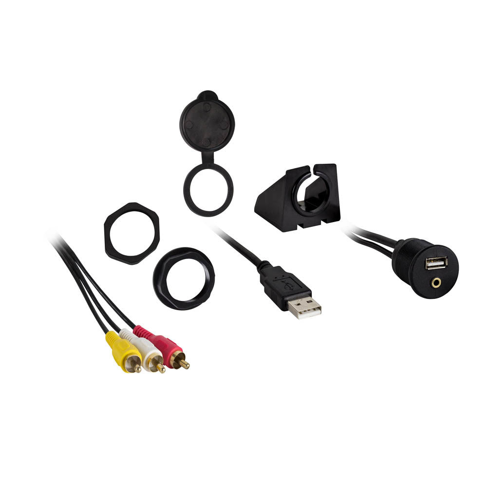 Install Bay IBR75 USB / 3.5MM Video to RCA Pass Through Ext - Retail Pack