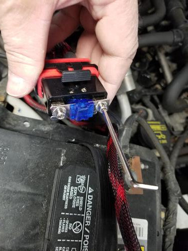 Install Bay IBR81 Waterproof Dual ATC or MINI ANL Fuse Holder 4/8GA