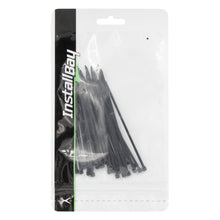 Load image into Gallery viewer, Install Bay IBR82 Black Cable Ties 4in 18lb - 36 Piece Retail Pack