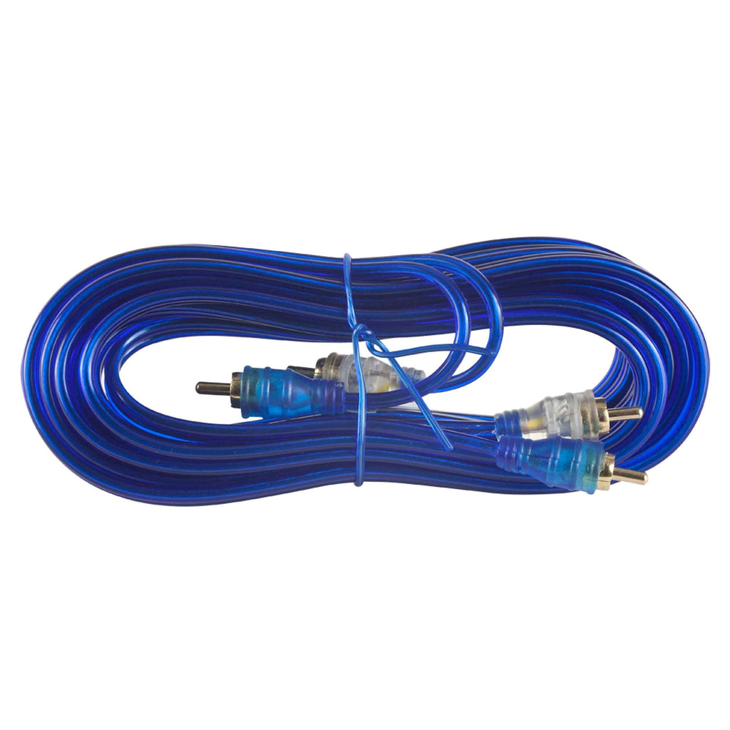 Install Bay IBRCA4M Compact End Blue RCA Cables 4 m - Each