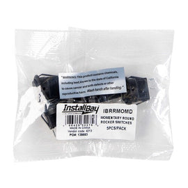 Install Bay IBRRMOMD Momentary Off Momentary Switch Round - 5 PK