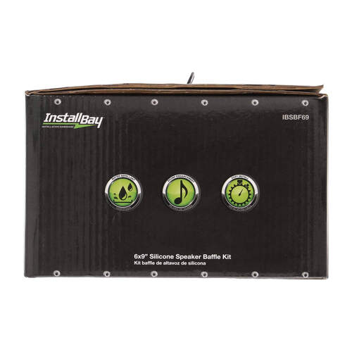 Install Bay IBSBF69 2 Piece Speaker Baffle Kit 6X9 Inch - Pkg/Pair