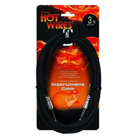 On-Stage IC-3 Instrument Cable (QTR-QTR, 3')