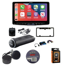 Load image into Gallery viewer, Alpine ILX-F509+SWI-CP5+SXV300v1+HCE-C1100+KTX-C10LP 9" Receiver Android CarPlay Interface Tuner Camera