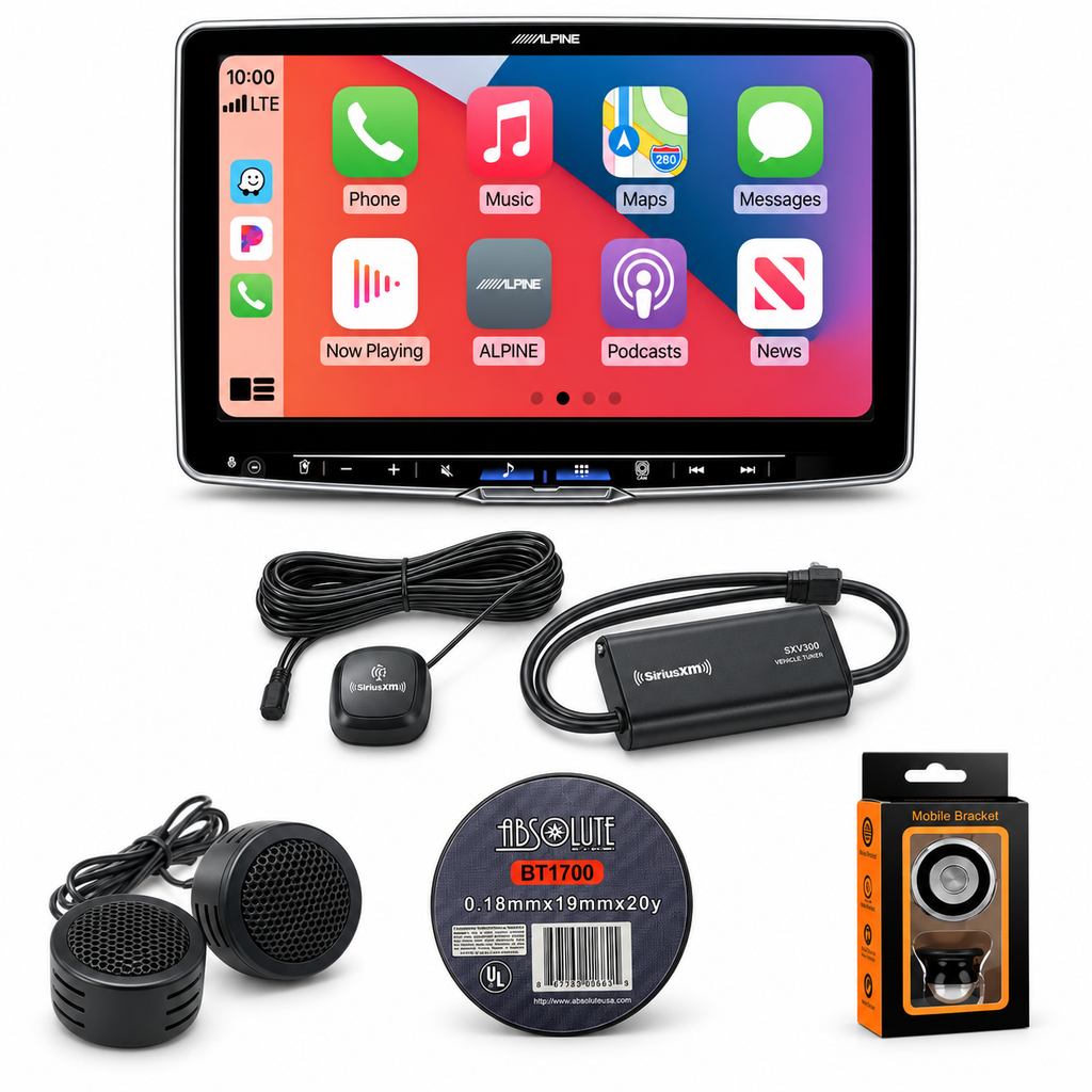 Alpine iLX-F511 + SXV300v1 11-Inch Multimedia Receiver & SiriusXM Tuner Bundle