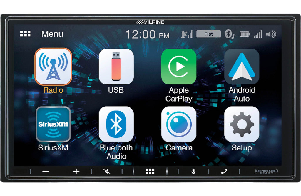 Alpine iLX-W670 7" Mech-Less Receiver + interface +Tweeter + Mobile Holder+ Tape