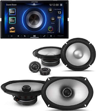 Load image into Gallery viewer, Alpine ILX-W670 Digital Indash Receiver, S-S65C Type S 6.5" Component &amp; S2-S69 6x9" 2-Way Coaxial Speakers