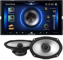 Load image into Gallery viewer, Alpine ILX-W670 Digital In-dash Receiver &amp; S2-S69 Type S 6x9 Coaxial Speaker