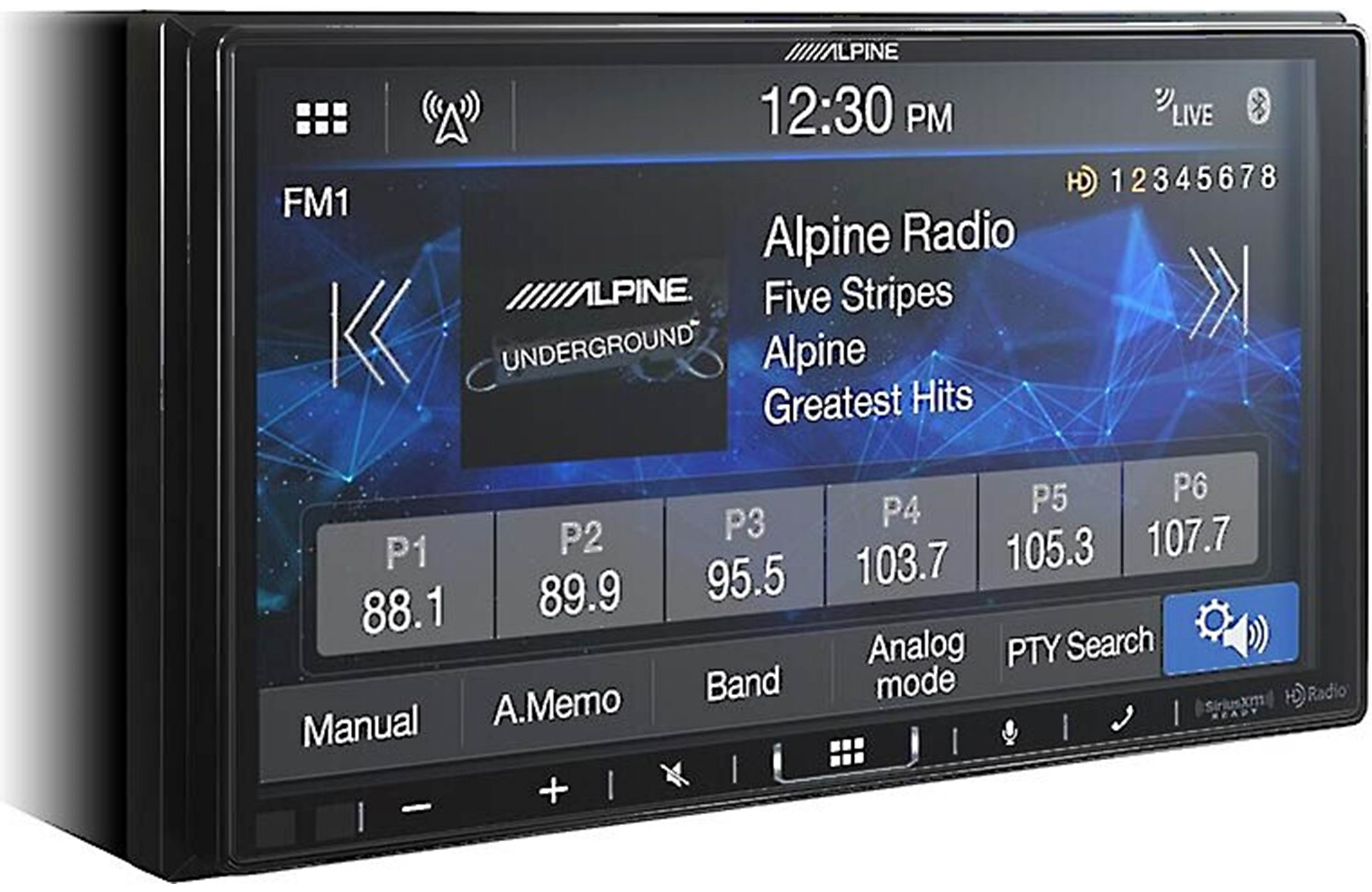 Alpine iLX-407 7" multimedia receiver + HCE-C1100 Backup camera surface-mount