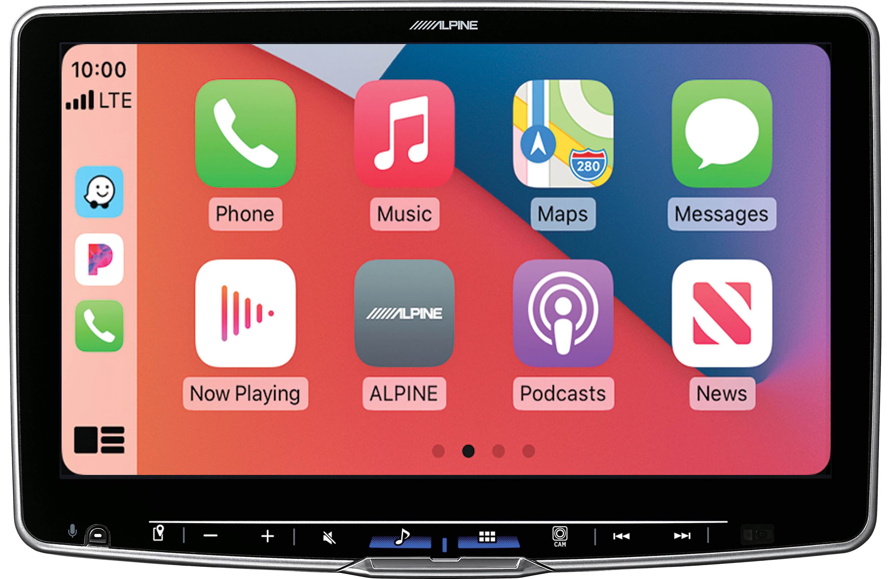 Alpine Halo11 iLX-F511 Digital multimedia receiver+RUX-H02 Halo wireless volume knob and subwoofer level controller