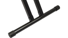 Load image into Gallery viewer, Ultimate Support IQ-X-3000 IQ Series® X-style Keyboard Stand with Patented Memory Lock System, Five Height Settings, Stabilizing End Caps, Extra Heavy Duty Design with Double-braced Tubing - 300 lbs.