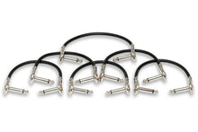 Load image into Gallery viewer, Hosa IRG-600.5 Low-profile Right Angle to Right Angle Guitar Patch Cable - 6 inch (6-pack)