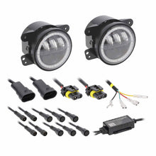 Load image into Gallery viewer, Jeep JP-702RGBFL 4" LED Fog Lights with RGB Halo - Fits Select Jeep® Wrangler 1997-UP* and Jeep® Gladiator 2020-UP* Models