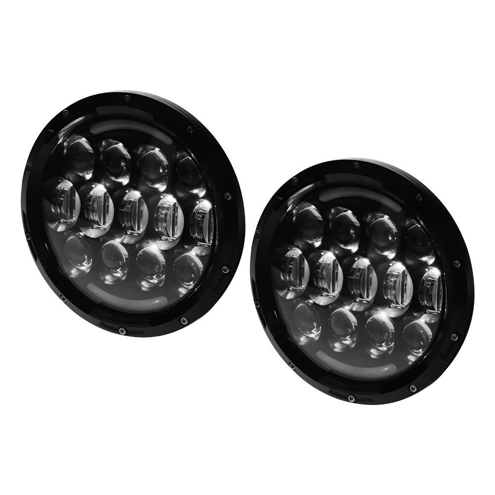 Jeep JP-704RGB Improved RGB Backlit 7" LED Light - 7 Inch, 15 LED