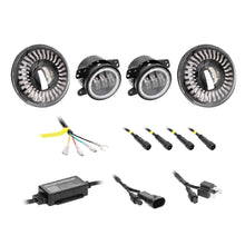 Load image into Gallery viewer, Jeep JP-708RGBKT Chasing RGB 7" Projector lights &amp; 4" Fog Lights w/Controller