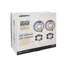 Load image into Gallery viewer, Jeep JP-708RGBKT Chasing RGB 7" Projector lights &amp; 4" Fog Lights w/Controller