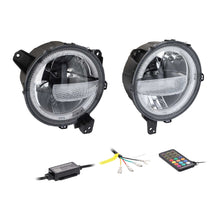 Load image into Gallery viewer, Jeep JP-901RGBKT 9" Premium Chasing LED Headlights - Fits select Jeeps®