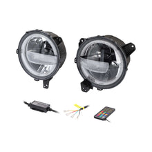 Load image into Gallery viewer, Jeep JP-901RGBKT 9" Premium Chasing LED Headlights - Fits select Jeeps®