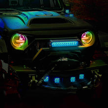 Load image into Gallery viewer, Jeep JP-901RGBKT 9" Premium Chasing LED Headlights - Fits select Jeeps®