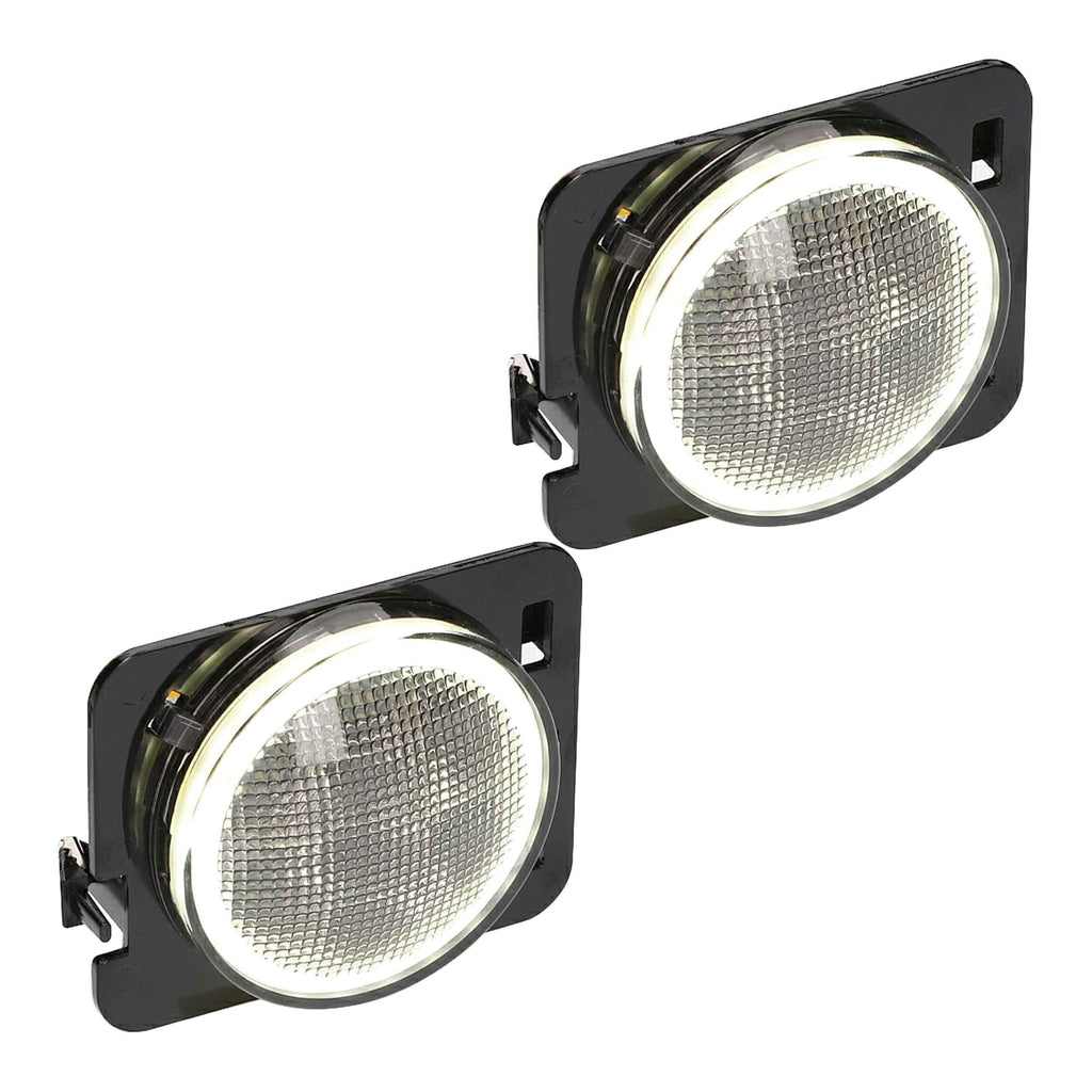 Jeep JP-SML1 Amber LED Side Marker with Halo - Wrangler JK 2007-2018