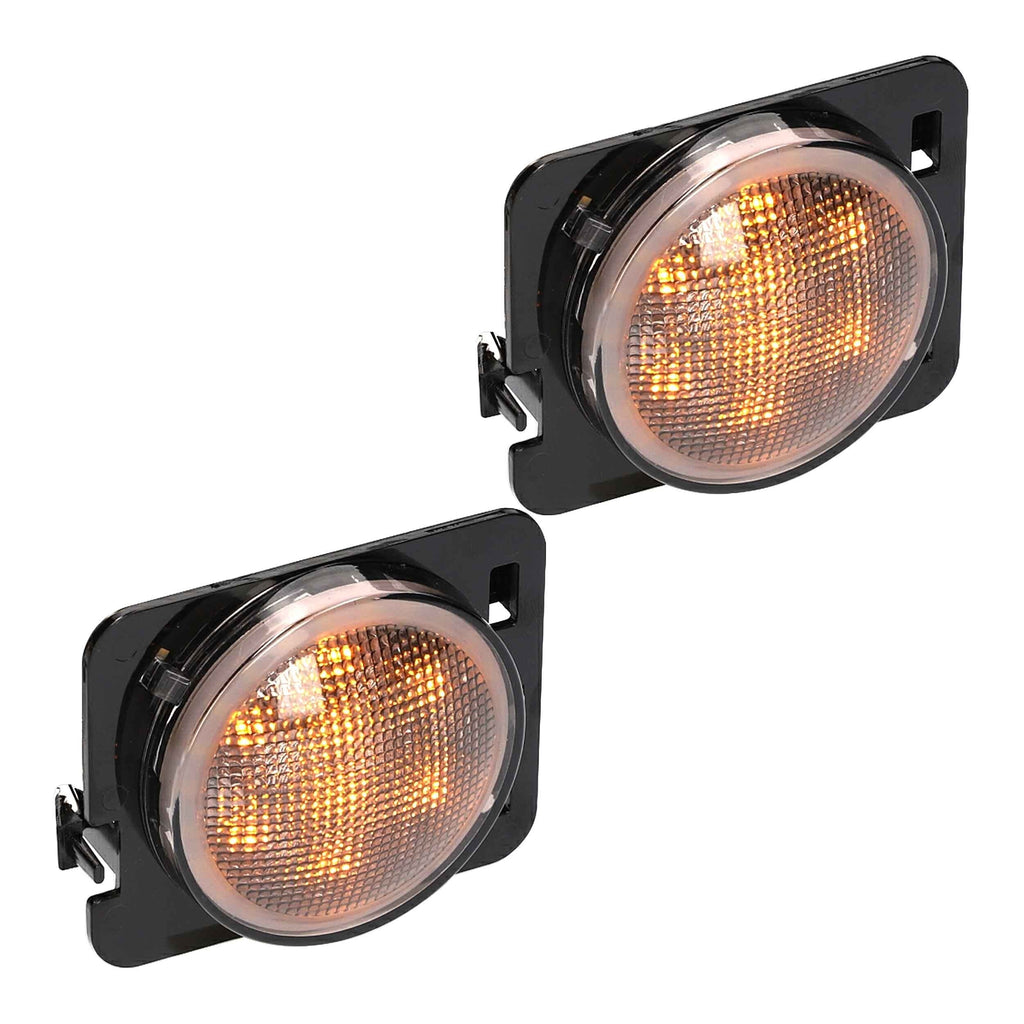 Jeep JP-SML1 Amber LED Side Marker with Halo - Wrangler JK 2007-2018