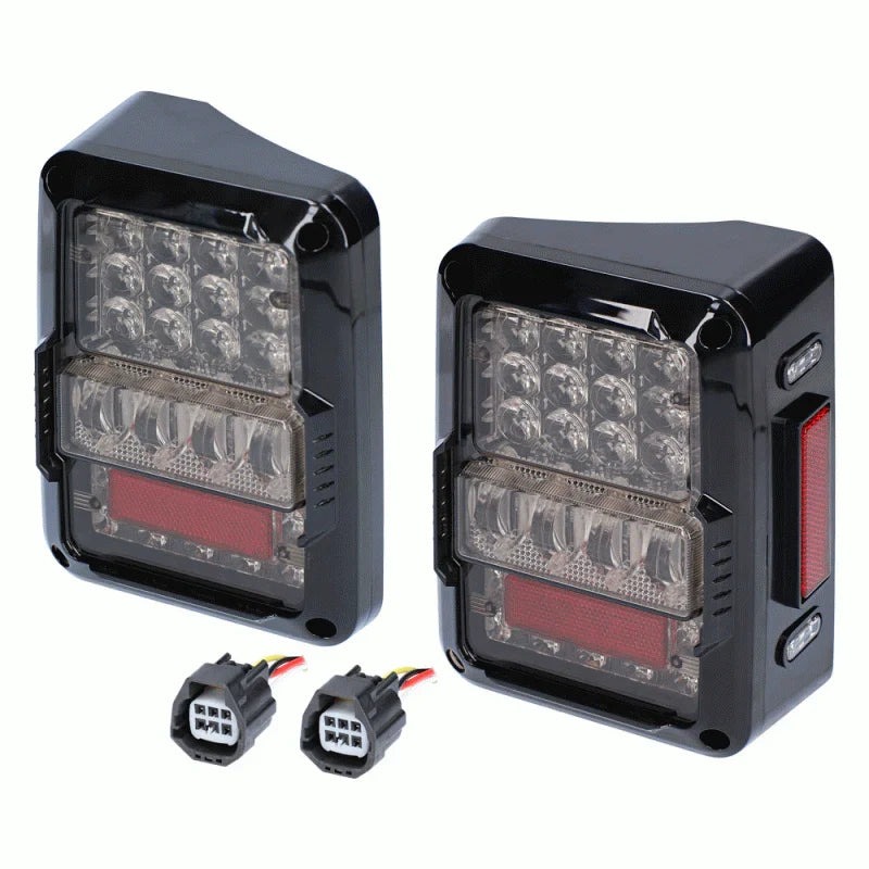 Jeep JP-TL03T LED Lux Taillights - Wrangler JK 2007-2018
