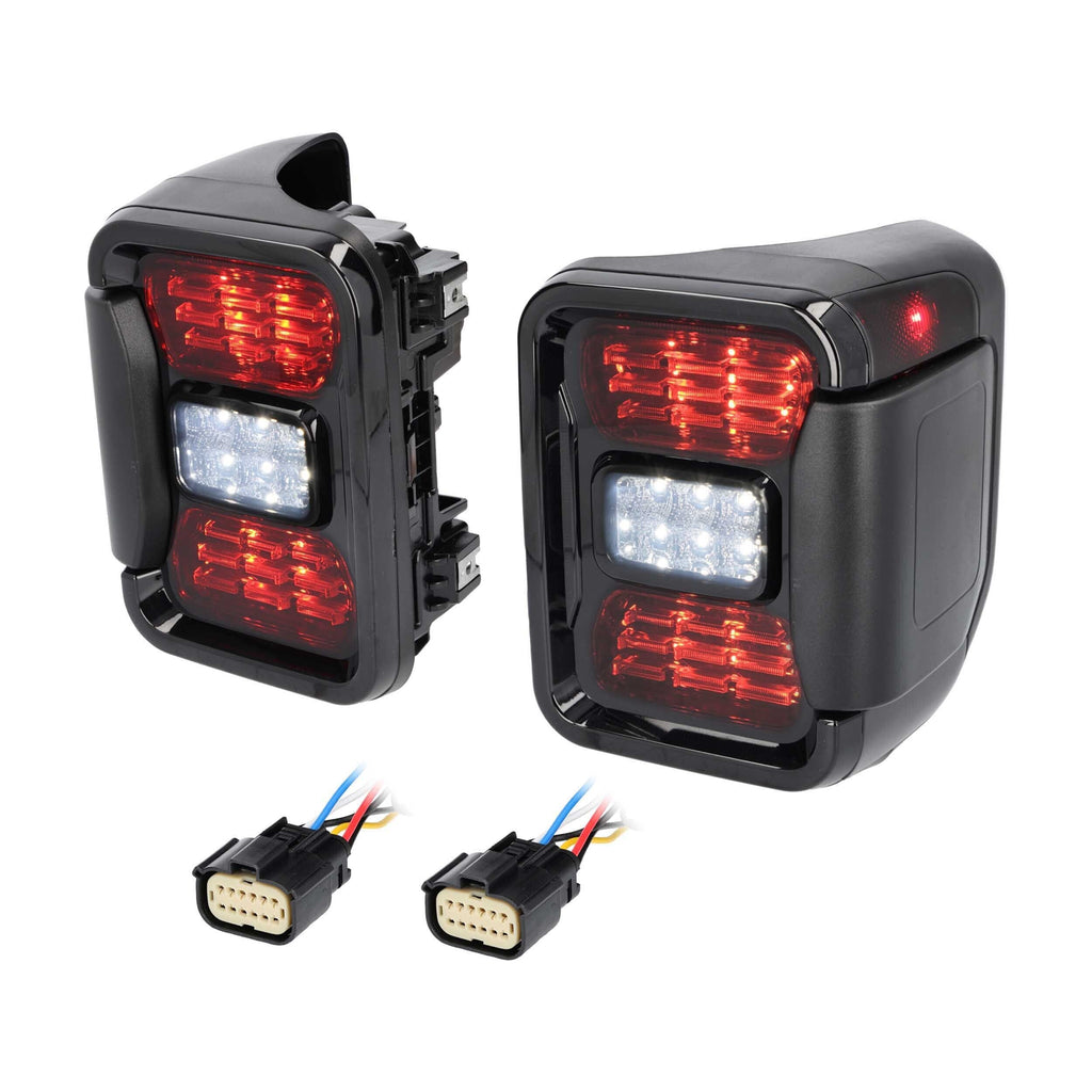Jeep JP-TL06S Smoked Taillight - Compatible Fits for 2020-Up* Jeep Gladiator JT