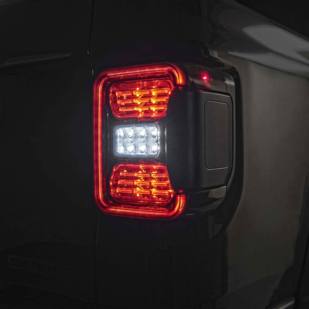Jeep JP-TL06S Smoked Taillight - Compatible Fits for 2020-Up* Jeep Gladiator JT
