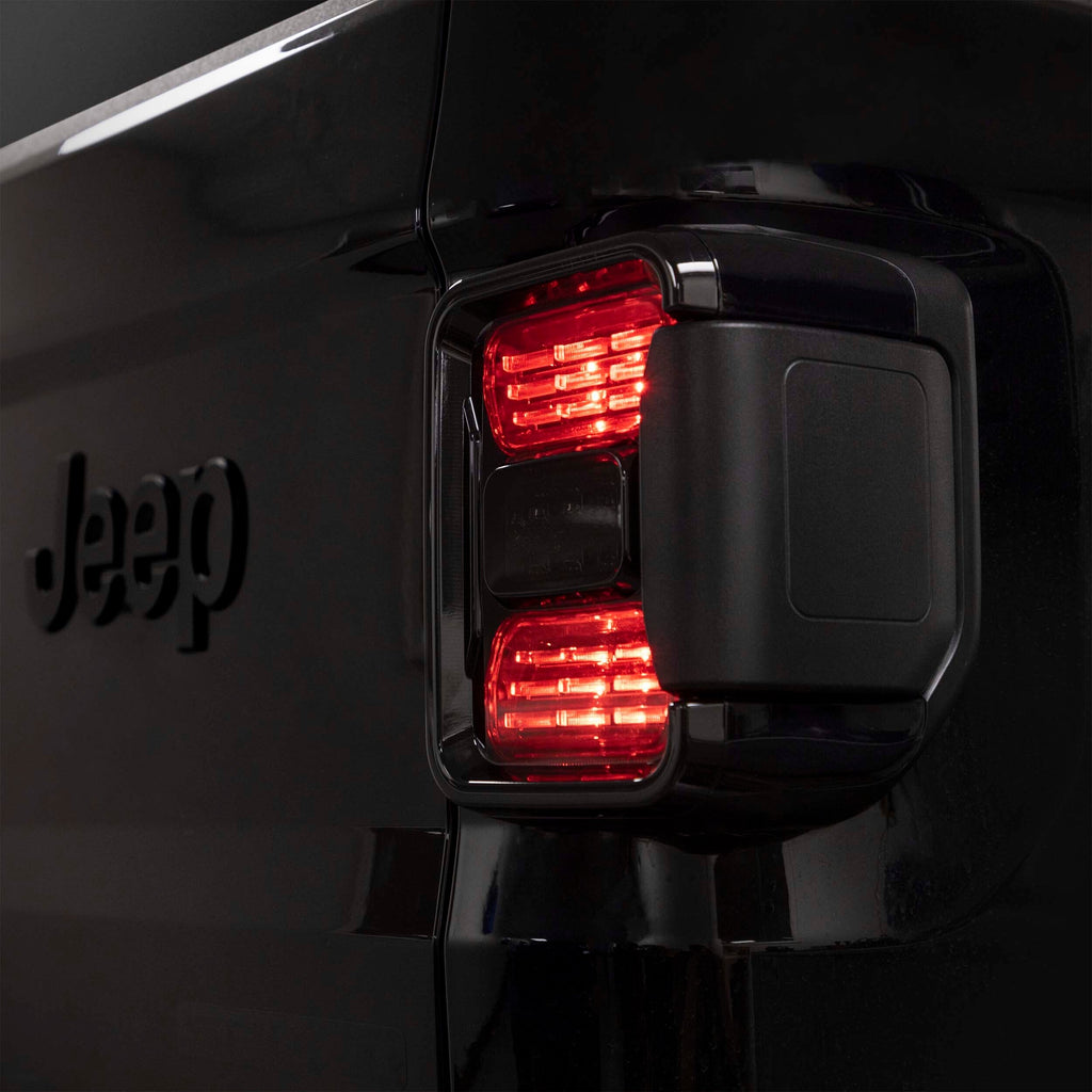 Jeep JP-TL06S Smoked Taillight - Compatible Fits for 2020-Up* Jeep Gladiator JT
