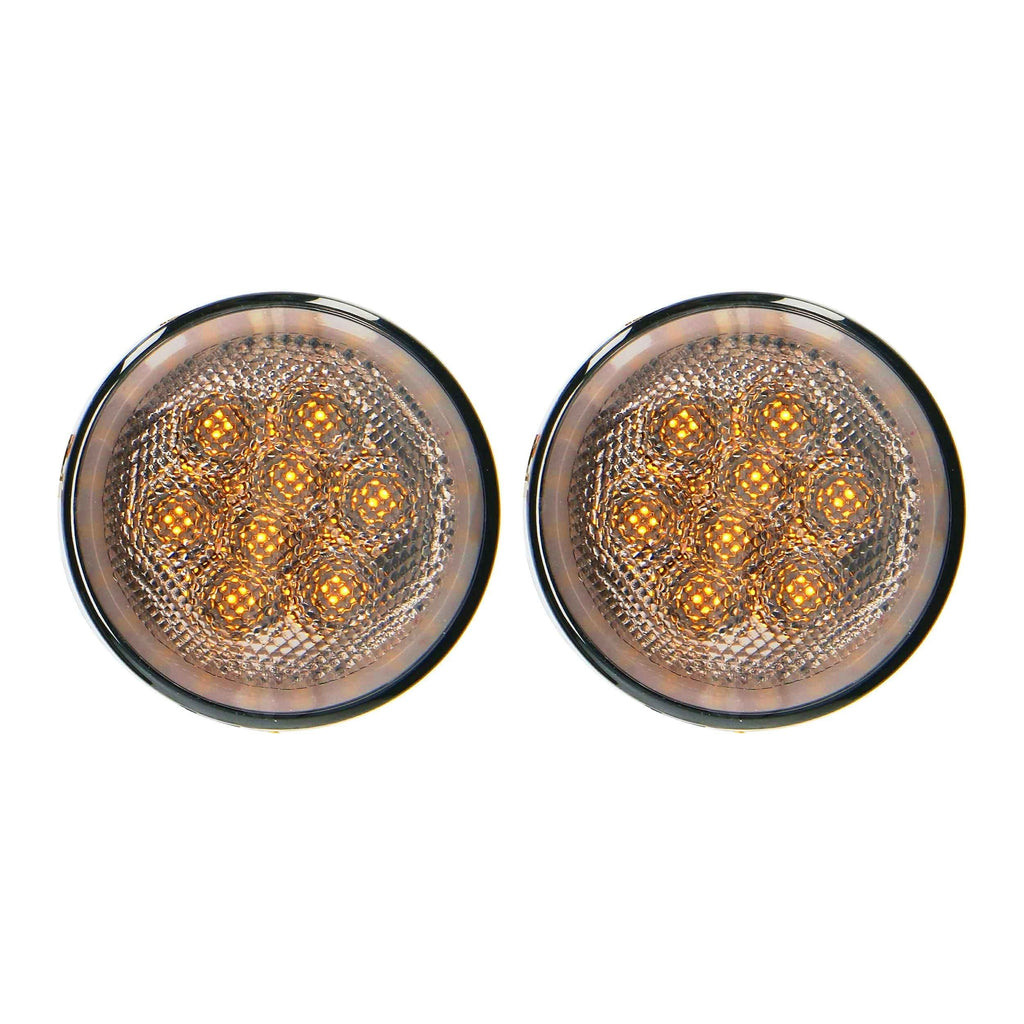 Jeep JP-TSL1 Amber LED Turn Signals with Halo - Wrangler JK 2007-2018